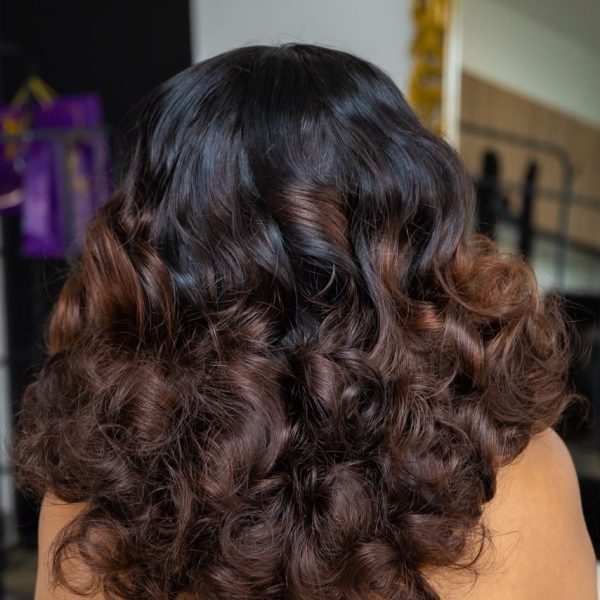 Honey Amber Balayage Curls — HD Lace Front Wig